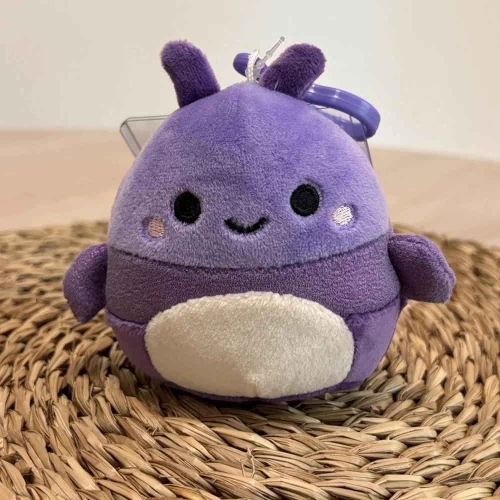 Axel squishmallow purple clip beetle kids Kelley toy stuffed animal school suppl